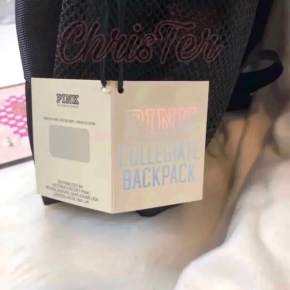 Victoria’s Secret PINK COLLEGIATE BACKPACK CAMO BNWT - Picture 5 of 6